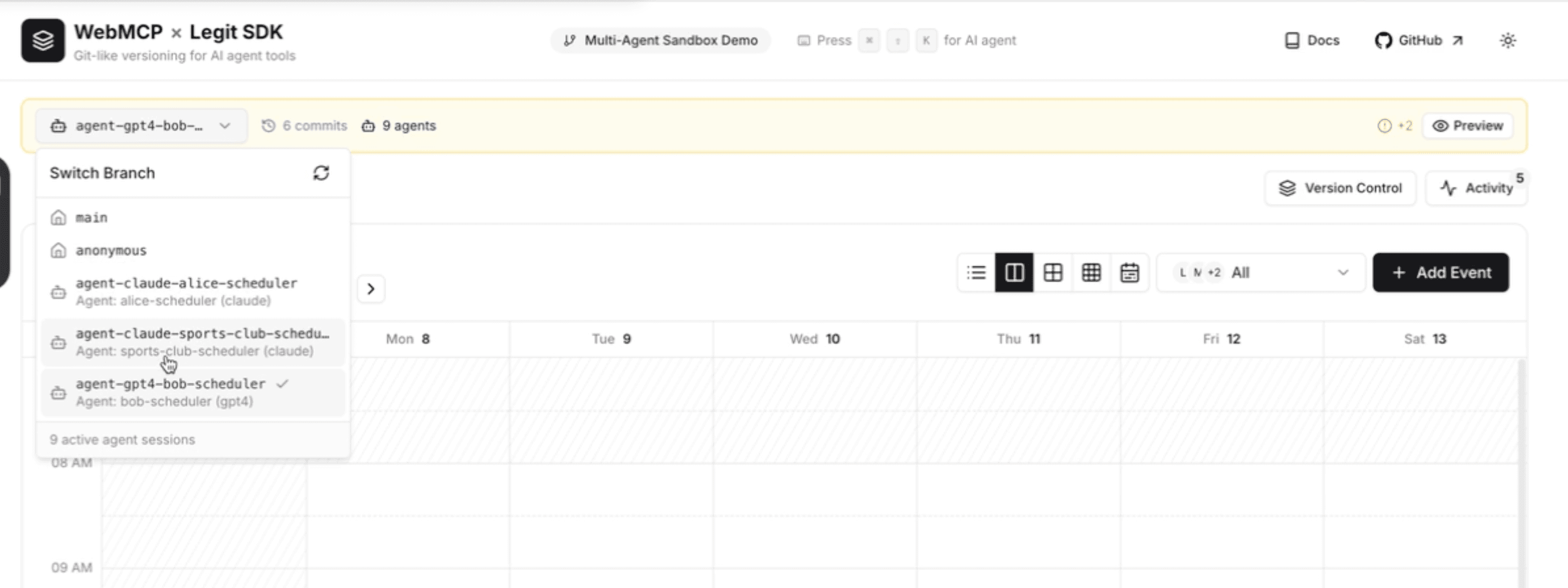 Legit x WebMCP exploration